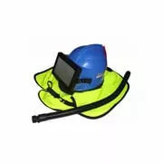 Sandstrahler schutzhelm modell s6 blau 02